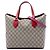 Tote Gucci Beige GG Supreme Linea A Fold Over