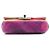 Chanel Pink Extra Mini Quilted Lambskin Flower Power Single Flap Rosa - vista 3