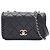Chanel Black Quilted Lambskin Whipstitch Single Flap Noir