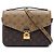 Louis Vuitton Brown Monogram Reverse Pochette Metis Castaño