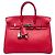 Hermès Red Swift Birkin Retourne 25 Rot