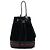 Borsa secchiello Gucci Ophidia Small in camoscio nero con Web