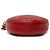 Borsa a tracolla rotonda Gucci Mini GG Marmont in pelle matelassé rossa Rosso - vista 3