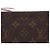 Louis Vuitton Brown Monogram Pochette Felicie Zippered Insert Marrone - vista 6