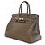 Hermès Brown Clemence Birkin Retourne 35 Marron Taupe - vue 11