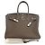 Hermès Brown Clemence Birkin Retourne 35 Marron Taupe - vue 14