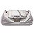 Chanel Silver Metallic Perforated Calfskin Reissue 2.55 Drill Accordion Flap Silvery