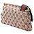 Borsa a tracolla Gucci in tela GG beige con Web - vista 4