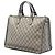 Borsa Satchel Gucci Beige GG Supreme - vista 2