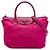 Prada Tessuto Satchel mit rosa Saffiano-Besatz Pink