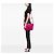 Prada Tessuto Satchel mit rosa Saffiano-Besatz Pink - Ansicht 6