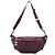 Borsa a Vita Chanel in vitello matelassé rosso Bordò