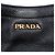 Tote convertible Prada in pelle Vitello Daino nera con zip laterale Nero - vista 5