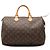 Louis Vuitton Brown Monogram Speedy 35 Marron