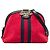 Gucci Red Small Suede Web Ophidia Dome Crossbody Rosso