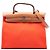 Hermès Orange Toile Herbag Zip 31 Arancione