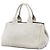 Tote Prada in tela Canapa Mistolino marrone Beige - vista 2