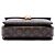Louis Vuitton Brown Monogram Pochette Metis Castaño - vista 4