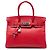 Hermès Red Epsom Birkin Retourne 30 Rosso