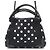 Borsa Balenciaga Cabas XS Navy Nero Bianco - vista 3