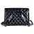 Chanel Rucksack aus schwarzem Lackleder - Ansicht 3