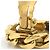 Orecchini a clip Chanel Gold D'oro - vista 12