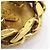 Orecchini a clip Chanel Gold D'oro - vista 13