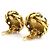 Orecchini a clip Chanel Gold D'oro - vista 4