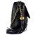 Borsa a tracolla Chanel in pelle d'agnello nera Nero - vista 2