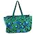 Hermès Hermes Canvas Tote Bag Blau Grün - Ansicht 3