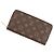 Louis Vuitton Monogram Zippy Wallet M42616 Braun