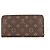 Louis Vuitton Monogram Zippy Wallet M42616 Braun - Ansicht 3