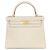 Hermès Borsa Hermes Kelly 28 in pelle Taurillon Clemence Craie