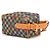 Louis Vuitton Damier Ebene Locker Dopp Kit Castaño Multicolor - vista 2