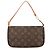 Louis Vuitton Monogram Pochette Accessoires Handtasche Braun