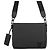 Bolso de hombro Louis Vuitton de piel granulada negra Negro