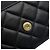 Portefeuille à chaîne Chanel Classic Matelassé Noir - vue 13