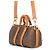 Louis Vuitton Monogram Dust Keepall Bandoulière 25 Marrone - vista 2