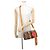 Louis Vuitton Monogram Dust Keepall Bandoulière 25 Marrone - vista 4