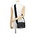 Hermès Borsa a tracolla Hermes Geta in Chevre Mysore nero - vista 4