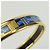 Hermès Pulsera de dijes Hermes Negro Azul - vista 9
