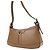 Borsa a tracolla Burberry in pelle marrone - vista 3