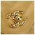 Borsa a tracolla Chanel in vitello grana Beige Gold D'oro - vista 10