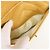 Borsa a tracolla Chanel in vitello grana Beige Gold D'oro - vista 12