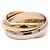 Anello Cartier Trinity Classic Must de Argento D'oro - vista 3