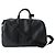 Borsa Boston Louis Vuitton in pelle Taiga Nero - vista 3