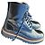 Black leather boots by Burberry