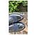 Scarpe stringate in pelle e denim Louis Vuitton Nero Blu - vista 2