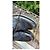 Scarpe stringate in pelle e denim Louis Vuitton Nero Blu - vista 6
