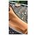 Scarpe stringate in pelle e denim Louis Vuitton Nero Blu - vista 8
